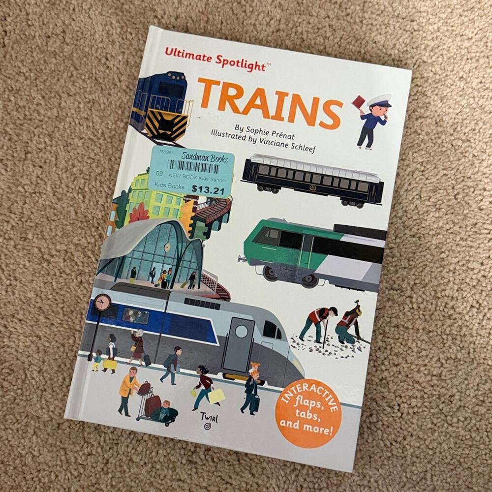 USBORNE Spotlight Trains | Children's Learning & Development Book